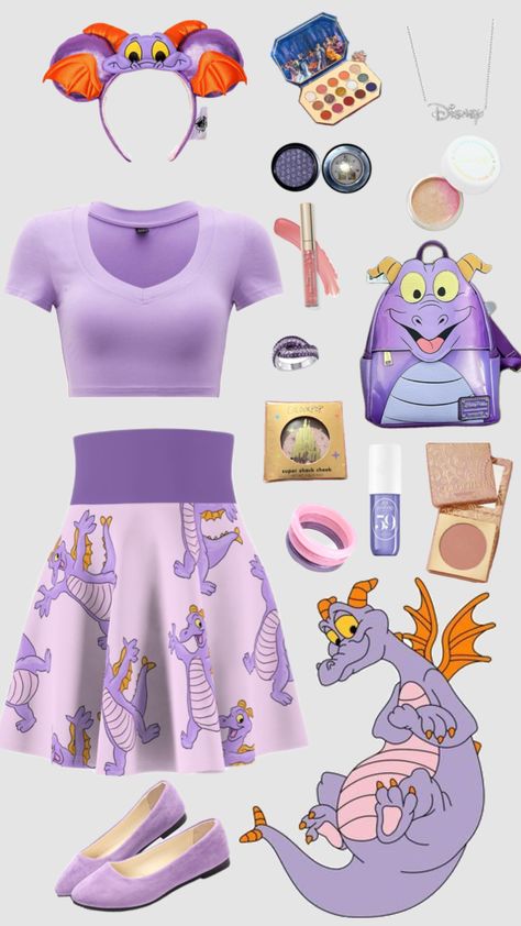 Figment Disneybounding #disney #figment #disneybound #waltdisneyworld #outfitinspo Disney Figment, Figment Disney, Disney Bounding Outfits, Bounding Outfits, Disney Bounds, Disney World Outfits, Halloween Costumes Ideas, Disney Bounding, Costumes Ideas