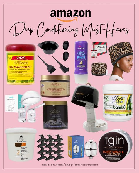 5 Tips For Effective Deep Conditioning! | Healthy Hair Journey - Hairlicious Inc. Grow Hair Overnight, Deep Hair Conditioner, Hair Overnight, Healthy Relaxed Hair, Natural Hair Care Routine, Hair Steamers, Deep Conditioning Hair, Fresh Starts, Healthy Hair Care