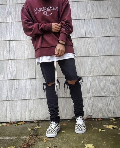 Checkered Vans Outfit Mens, Vans Checkerboard Outfit, Checkered Vans Outfit, Hypebeast Outfits, Guys Fits, Vans Outfit, Checkered Vans, Instagram Men, Mens Outfit Inspiration