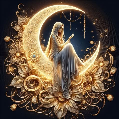 Sun Moon Stars Wallpaper, Moon Goddess Art, Moon Stars Art, Moonlight Photography, Mystical Moon, Angel Artwork, Gemstone Art, Fairy Artwork, Love Animation Wallpaper