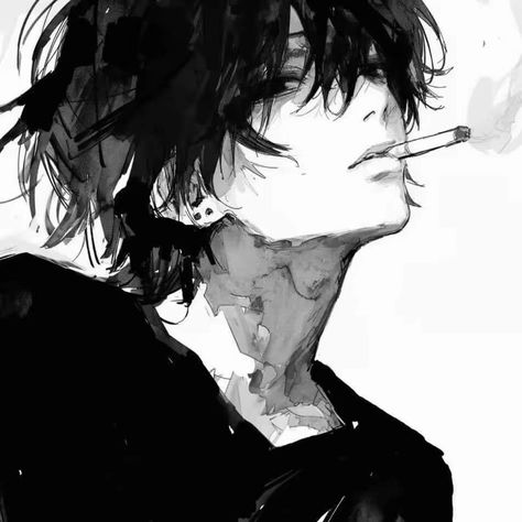 Black Hair Boy, Male Icon, 캐릭터 드로잉, Stray Dogs Anime, Cute Profile Pictures, Anime Drawings Boy, 영감을 주는 캐릭터, Art Poses, Boy Art