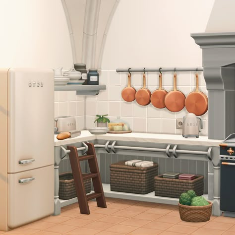 CHATEAU Part 4 :) | Felixandre on Patreon Sims 4 Chateau, Chateau Kitchen, Sims 4 Kitchen, Casas The Sims 4, Sims 4 Cc Furniture, Sims 4 Cc Packs, Sims 4 Collections, Best Sims, Sims 4 Mods Clothes