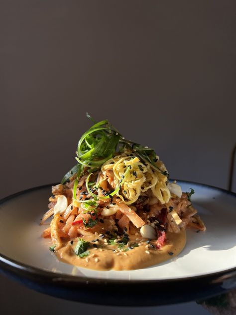 Rice Noodles with Sesame Ginger Peanut Sauce | Chef Bae Chef Bae, Ginger Peanut Sauce, Sesame Noodle, Sesame Noodles Recipe, Sesame Noodles, Noodle Recipe, Sesame Ginger, Butter Rice, Peanut Sauce