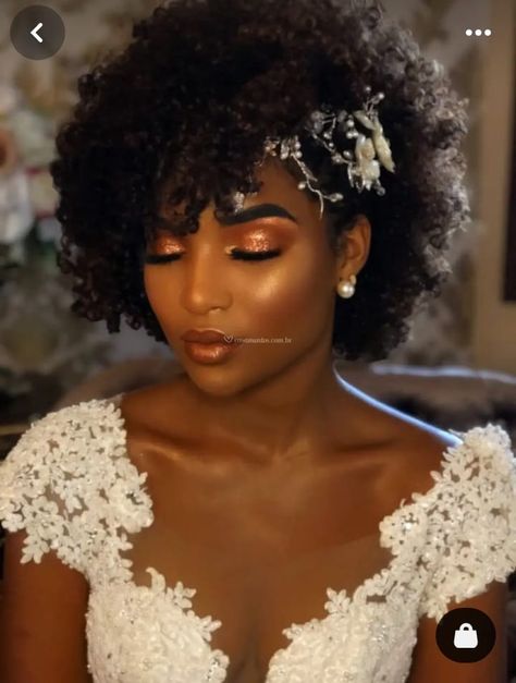 African Bridal Hairstyles Natural Hair Brides, Bridal Hairstyles Natural Hair, Afro Bridal Hairstyles, Natural Wedding Hairstyles Black Bride, Wedding Afro, Natural Hair Wedding Styles, Wedding Natural Hairstyles, Natural Wedding Hair, Black Bridesmaids Hairstyles