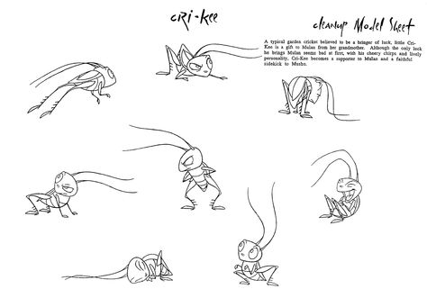 Cri-Kee Astronaut Tattoo, Character Model Sheet, Disney Concept Art, Disney Sketches, Walt Disney Animation Studios, Walt Disney Pictures, Pinturas Disney, Cartoon Character Design, Character Modeling