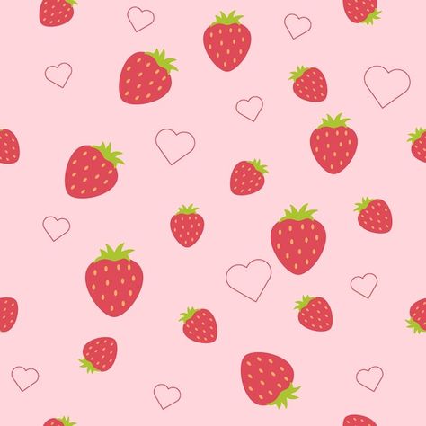 Strawberry Cartoon, Strawberry Background, Black Brick Wall, Apple Vector, Black Brick, Vector Icons Illustration, Leaf Background, Wallpaper Images, Phone Wallpaper Images