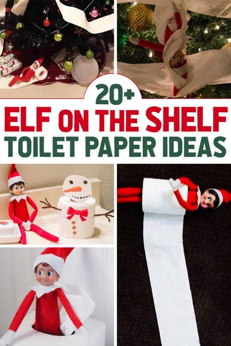 20 Elf on the Shelf Toilet Paper Ideas Elf On The Shelf Ideas With Toliet Paper Rolls, Elf On The Shelf Ideas Paper Towel Roll, Elf On The Shelf Empty Toilet Paper Roll, Elves And Toilet Paper, Elf Ideas With Toilet Paper, Elf On A Shelf Toilet Paper, Elf Toilet Roll, Elf Paper Towel Roll, Elf On The Shelf Toilet Paper Tree