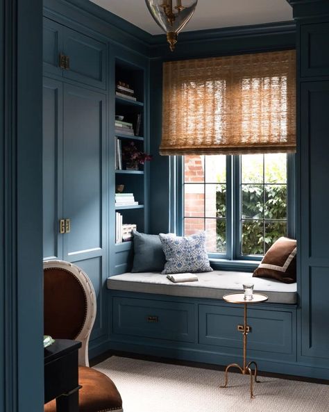 17 Cozy Window Seats to Inspire Your Own | The Study Corner Window Seat, Reading Nook Window Seat, Reading Nook Window, Cozy Window, Cushioned Bench, Cozy Window Seat, Cozy Den, Window Seats, Window Benches