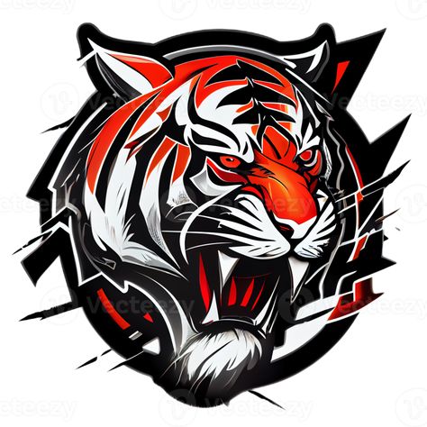 Tiger logo, simple and colorful illustration, transparent background, AI generated Tiger Art Illustration, Tiger Illustration, Logo Design Inspiration Branding, Tiger Logo, Colorful Illustration, Tiger Art, Anime Love Couple, The Tiger, Logo Design Inspiration