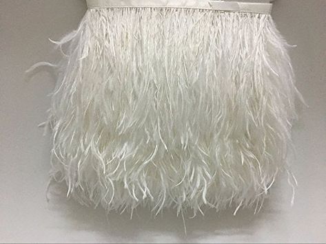 ADAMAI Natural Ostrich Feathers Trims Fringe DIY Dress Sewing Crafts Costumes Decoration Pack of 10 Yards White *** Details can be found by clicking on the image. (This is an affiliate link) Diy Dress Sewing, Fringe Diy, Ostrich Feather Trim, White Details, Feather Trim, Ostrich Feather, Ostrich Feathers, Dress Sewing, Sewing Trim