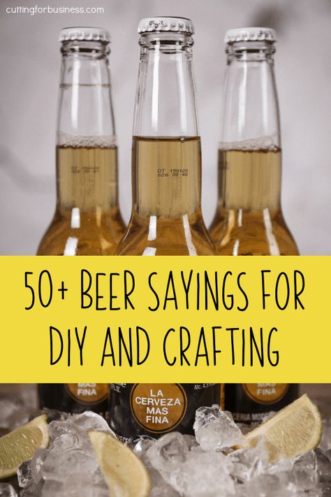 Diy Beer Gifts, Beer Drinking Girl, Beer Bottle Crafts Diy, Beer Sayings, Beer Crafts, Beer Bottle Crafts, Beer Quotes Funny, Brew Fest, Beer Olympic