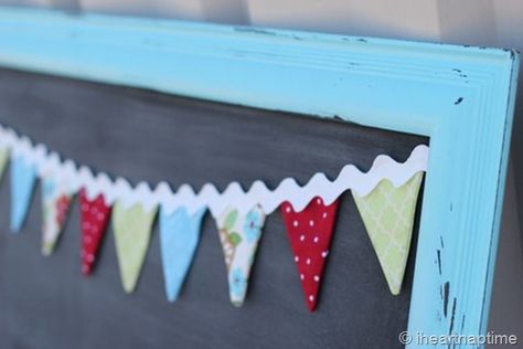 How To Make Bunting, Bunting Tutorial, Fabric Banners, Bunting Ideas, Make Bunting, Mini Bunting, How To Make Banners, Felt Banner, Homemade Card