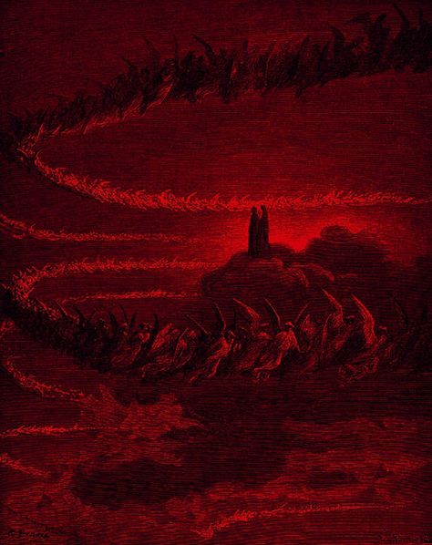 Dark Planet, Optical Illusion Drawing, Dark Red Wallpaper, Art Optical, Art Noir, Gothic Wallpaper, Gustave Dore, Occult Art, Art Tools Drawing