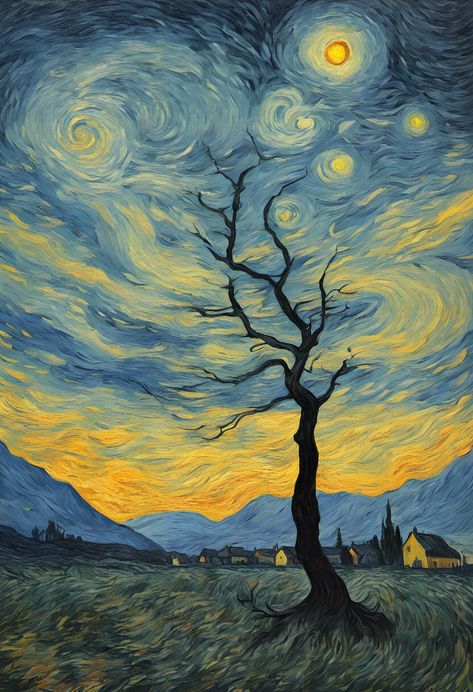 Van Gogh Art Lesson, فنسنت فان جوخ, Van Gogh Wallpaper, Van Gogh Landscapes, Starry Night Art, Arte Van Gogh, Art Van, Van Gogh Paintings, Van Gogh Art