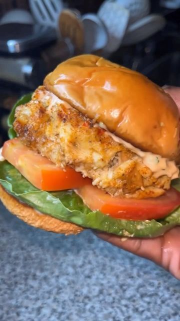 Crab Cake Burgers, Baby Bell Peppers, Cake Burger, Crab Burger, Lump Crab Cakes, Lump Crab, Garlic Puree, Crab Cake, All Purpose Seasoning