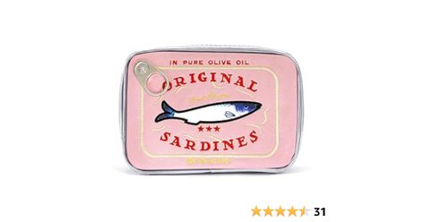 Cessfle Canned Sardines Makeup Bag, Creative Cute Makeup Bag Fish Cosmetic Bag, Pink, Pink, Cosmetic Bag, 1hf2rh1lg4pn1ny8bp2 Sardine Bag, Canned Sardines, Sardine Can, Cute Makeup Bag, Cute Makeup Bags, Video Games Gift, Birthday Wishlist, Fashion Toys, Gaming Gifts