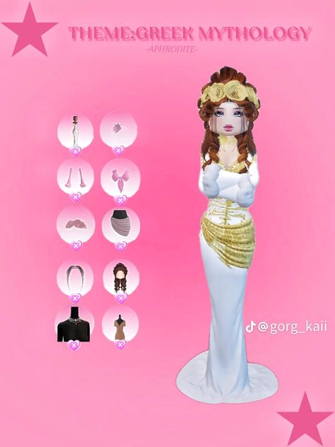 Mythology Outfits Dress To Impress, Meme Dress To Impress Theme, Greek Mythology Dress To Impress, Mythology Dress To Impress, Shein Ideas, Greek Mythology Dress, Sign Dress, Roblox Fashion, Greek Goddess Dress