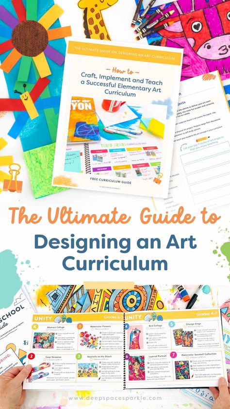 Art Class Curriculum, Art Teacher Supplies, Elementary Art Curriculum Map, Middle School Art Curriculum, Art Teacher Lesson Plans, Art Curriculum Map, Elementary Art Curriculum, Art Curriculum Elementary, Art Curriculum Planning