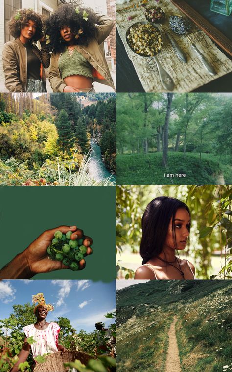 Botanical Witch, Melanin Aesthetic, Relaxing Aesthetic, Fantasy Collage, Spiritual Girl, Black Hippie, Sun Child, Brasil Aesthetic, Forest Nymph