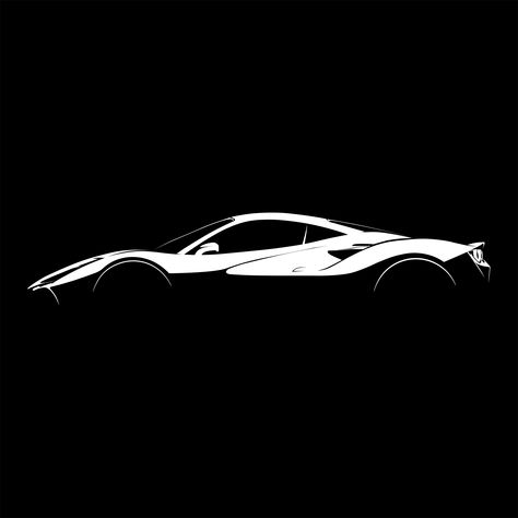 Black and white silhouette of the Ferrari F8 Tributo. Very detailed side profile design. Available on T-shirts, phone cases, posters and many more high-quality products! Check out this design in my store link above! Car Sillhoute, Ferrari F8 Tributo, F8 Tributo, Car Side View, Black And White Silhouette, Ferrari F8, Slr Mclaren, Cut Out Art, Car Silhouette