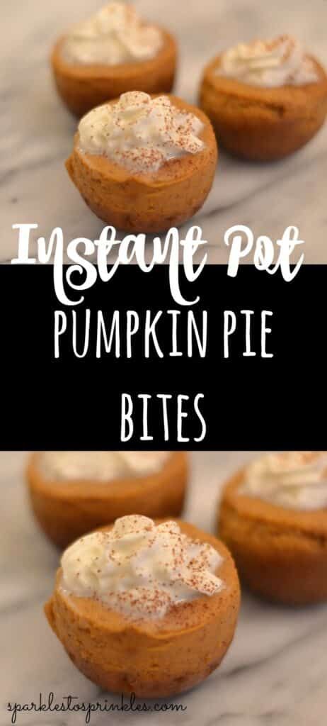 Pumpkin Pie Bites, Instant Pot Pumpkin, Egg Bites Recipe, Pie Bites, Egg Bites, Easy Instant Pot Recipes, Instant Pot Dinner Recipes, Insta Pot, Instapot Recipes