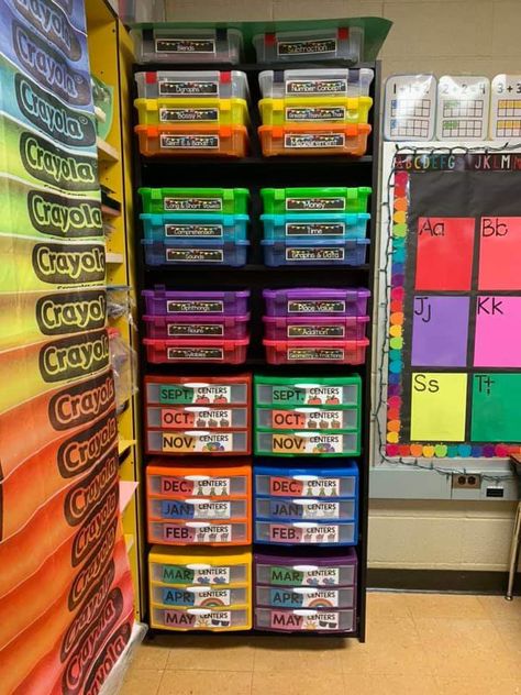 Classroom Groups Organization, Preschool Organization Storage, Class Store Organization, Classroom 2023, Preschool Organization, Classroom Organization Elementary, Kindergarten Classroom Decor, Teaching Organization, Classroom Makeover