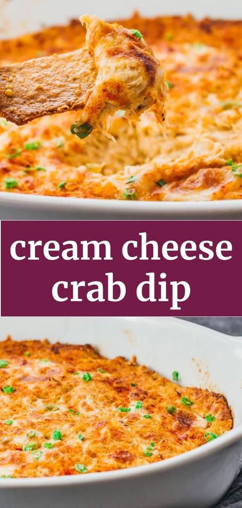 Keto Crab Dip Low Carb, Baked Crab Dip With Cream Cheese, Hot Crab Dip Recipe With Cream Cheese, Crab Dip With Cream Cheese, Dip Night, Hot Crab Dip Recipe, 7up Cake, Traeger Cooking, Dip With Cream Cheese