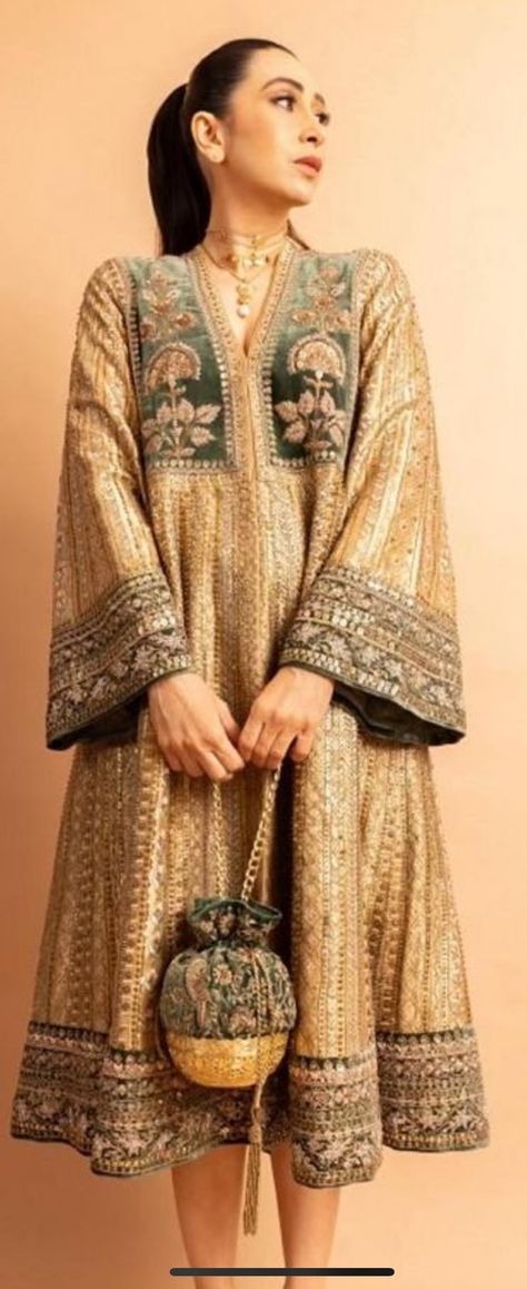 Eid Dress, Karisma Kapoor, Anita Dongre, Pakistani Fashion Party Wear, Traditional Indian Outfits, Dress Design Patterns, Boutique Dress Designs, Classy Dress Outfits, Fancy Dress Design