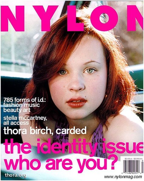 Danish Actresses, Thora Birch, The Face Magazine, 2000s Girl, Nylon Magazine, Cover Pics, Beauty Art, Cover Photo, Still Image