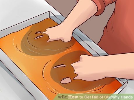 4 Ways to Get Rid of Clammy Hands - wikiHow Sweaty Hands Remedy, Clammy Hands, Ferris Bueller's Day Off, Sweaty Palms, Sweaty Hands, Skin And Hair Clinic, Ferris Bueller, Healthy Advice, Purple Hands