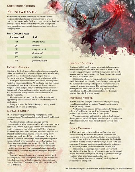 Druid Homebrew Spells, Sorcerous Origin, Dnd Rules, Dnd Subclasses, Dnd Sorcerer, Dm Tools, Character Classes, Dungeons And Dragons Rules, Dungeons And Dragons Races