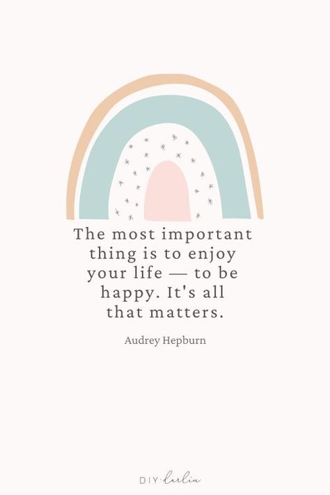 The Most Important thing is to enjoy your life - to be happy. It's all that matters.  #inspirationalquote #positivityquote #selflovequote Happiest Quotes, Positive Quotes For Life Happiness, Some Beautiful Quotes, Quotes About Happiness, Motivation Positive, Life Quotes Love, Feel Good Quotes, Cs Lewis, Happy Words