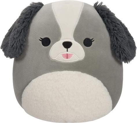 SQUAD UP: Grow your Squishmallows Squad with Malu the Grey Shih-Tzu, a super soft, collectible plush.https://amzn.to/45sEh8N Squishmallows Collection, Pillow Pals, Long Car Rides, Shih Tzu Dog, Car Rides, Marathons, Cute Plush, The Grey, Chipmunks