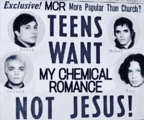 Mcr Memes, Emo Memes, I Love Mcr, Scene Emo, Band Memes, Frank Iero, Rock Punk, Gerard Way, Emo Bands