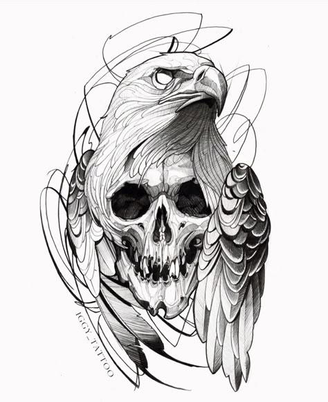 Viking Tattoo Sleeve, Skull Hand Tattoo, Skull Art Drawing, Eagle Tattoos, Eagle Tattoo, Dark Art Tattoo, Skull Tattoo Design, Skull Artwork, Tattoo Art Drawings