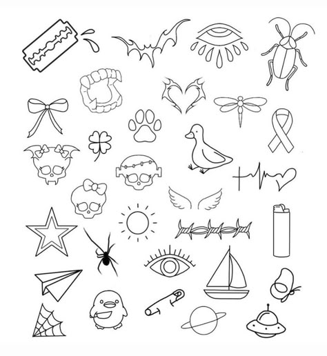 Witch Tattoo Flash, Easy Tattoos To Draw, Minimal Tattoo Designs, Minimal Tattoo Ideas, Magic Runes, Small Girly Tattoos, Hand Doodles, Clever Tattoos, Handpoke Tattoo