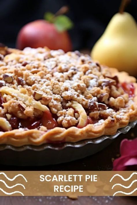 Last Updated on July 22, 2023 Scarlett Pie is a classic Italian dessert that has been made for generations. It’s an easy-to-make dish with just the right amount of sweetness and a perfectly flaky crust. This Scarlett Pie from scratch is sure to impress your friends and family! We have all of the tips and ... Read more Monterey Pie Recipe, Scarlett Pie, Pastry Crust Desserts, Easy Fruit Pie, Unique Pie Recipes, Fancy Pie Crust, Beautiful Pie Crusts, Christmas Fiesta, Pie From Scratch