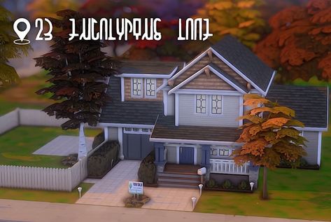 23 Eucalyptus Lane Sims 4, Houses Layout, Sims 4 Houses Layout, Sims 4 Houses, Sims House, The Sims4, Sims 4 Mods, House Layouts, Sims 4