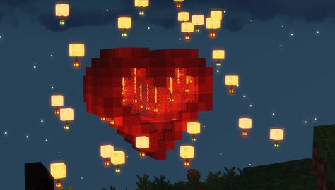 Cute Minecraft Builds For Bf, Cute Couple Things To Build In Minecraft, Minecraft World For Girlfriend, Minecraft Anniversary Builds, Love Builds Minecraft, Minecraft World For Boyfriend, Valentines Day Minecraft Builds, Valentines Minecraft Builds, Romantic Minecraft