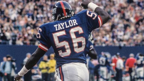 Lawrence Taylor Autograph Signing 2/1/20 - https://bleedbigblue.com/lawrence-taylor-autograph-signing-2-1-20/ George Young, Lawrence Taylor, New York Giants Football, Nfl New York Giants, Nfl Player, Giants Football, Williamsburg Virginia, Ny Giants, Playing Football