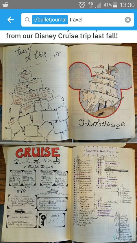 Cruise Travel Journal, Disney Travel Journal, Cruise Journal, Journal Inspo, Cruise Travel, Travel Hacks, Disney Cruise, Disney Trips, Travel Journal