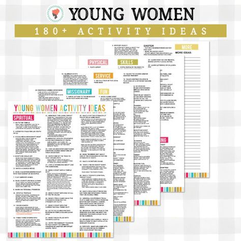 I love all these Young Women activity ideas! A list of activities for your Young Women Activities and combined activities.  #LDSYouthActivities #LSYoungWomen #TeachLikeAChicken #ActivityResource Lds Youth Activities, Lds Young Women Activities, Young Women Leaders, Mutual Activities, Yw Activities, Lds Youth, Life Coach Training, Women Activities, Young Women Activities