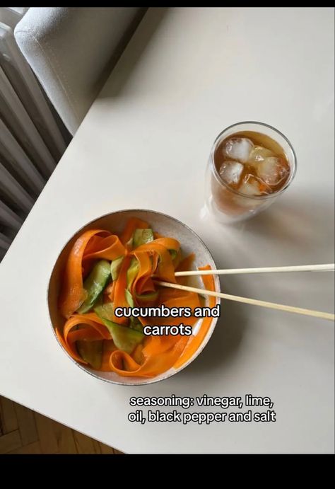 Carrot Salad Aesthetic, Wl Food Ideas, Wl Breakfast, Food Inspo Ed, Wl Food, Body Health Tips, Healthy Food Inspiration, Food Motivation, Carrot Salad