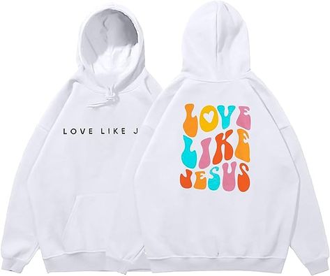 Cotton Blend Imported Pull On closure Hand Wash Only Made of cotton blend materials Soft and comfortable to wear Church design for believing christians. Religious design. #ad #CommissonsEarned Preppy Hoodie, Faith Shirts, Christian Tshirts Women, Tshirts Women, Jesus Sweatshirts, Love Like Jesus, Christian Hoodies, Faith Clothing, Jesus Faith