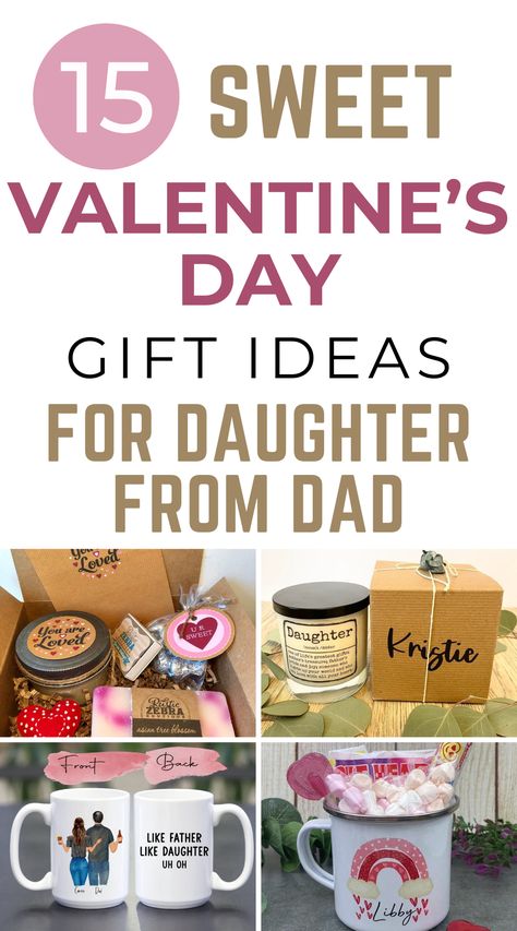 Searching for the perfect Valentine’s Day gift for your daughter? We’ve handpicked the best gift ideas from her dad, ranging from sentimental keepsakes to practical presents that will make her day extra special. Valentine Gifts For Daughters, Valentine Gifts For Girls, Like Father Like Daughter, Gifts For Daughter, Valentine's Day Gift Ideas, Dad Jewelry, Romantic Surprise, Best Valentine's Day Gifts, Best Gift Ideas