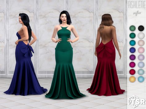 Sims 4 Long Dress Cc, Teen Formal Dress, Sims 4 Long Dress, Sims 4 Wedding Dress, Cc Shopping, Sims 4 Challenges, Bianca Dress, Formal Wear Women, Crystal Dress