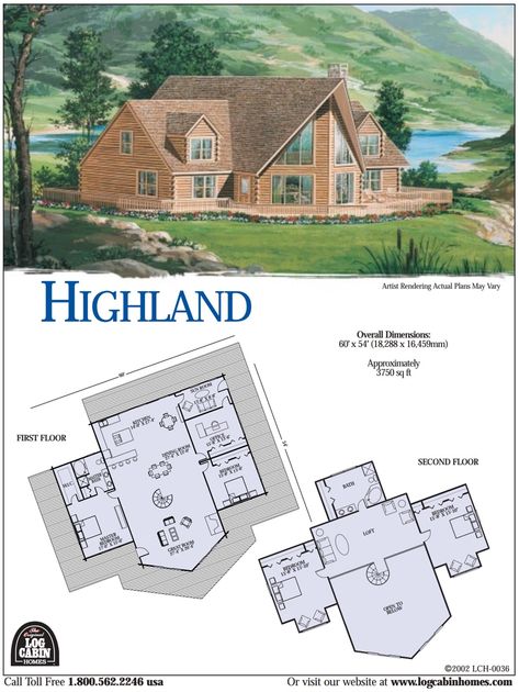 The Original Log Cabin Homes, Log Home Kits & Construction Log Cabin Flooring, Log Cabin House Plans, Log Cabin Floor Plans, Rustic Cabins, House Plan With Loft, Log Home Floor Plans, Log Home Plans, Cabin Floor, Free House Plans