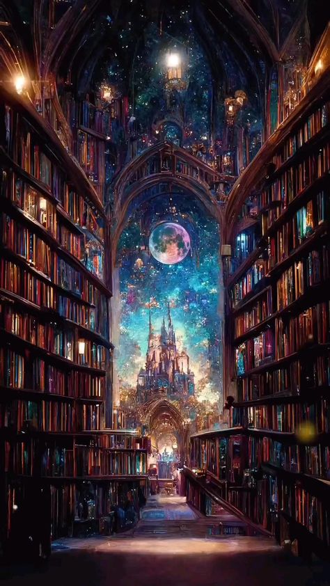 Magical Library, Lots Of Books, Foto Disney, Flipagram Instagram, Library Aesthetic, Dreamy Artwork, Book Wallpaper, Art Gallery Wallpaper, Tapeta Pro Iphone