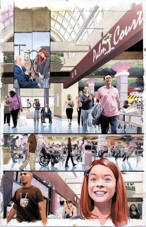 Mike Mayhew, Comic Paper, Pretty Jeans, Marvel Girl, Xmen Comics, Comic Book Layout, X Men Evolution, Digital Collage Art, Comic Layout