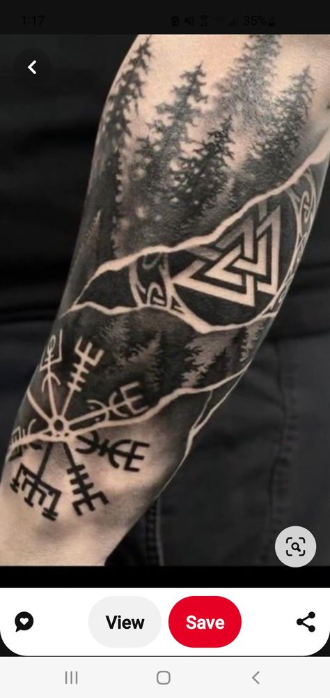 Tattoos On Forearm For Guys, Norse Tattoo Sleeve, Nordic Arm Tattoo, Nordic Tattoo Sleeve, Small Nordic Tattoo, Viking Sleeve Tattoo, Runic Tattoo, Nordic Tattoos, Norse Tattoos